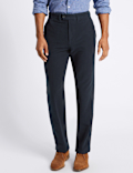 Pure Cotton Regular Fit Italian Moleskin Trousers