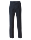 Pure Cotton Regular Fit Italian Moleskin Trousers