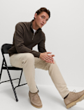 Regular Fit Italian Moleskin 5 Pocket Trousers