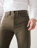 Regular Fit Moleskin Trousers