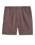 Cotton Linen Elasticated Waist Chino Shorts