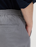 Half-Elasticated Waist Stretch Chino Shorts