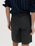 Loose Fit Pure Linen Chino Shorts