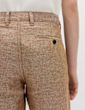 Linen Blend Chino Shorts