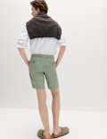 Linen Blend Chino Shorts