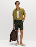 Linen Blend Chino Shorts