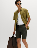 Linen Blend Chino Shorts