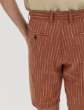 Linen Blend Chino Shorts