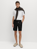 Linen Blend Chino Shorts