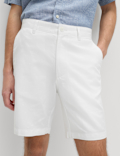 Linen Blend Chino Shorts