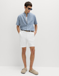 Linen Blend Chino Shorts