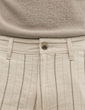 Linen Blend Chino Shorts