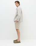 Linen Blend Chino Shorts