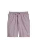 Linen Blend Elasticated Waist Stretch Shorts