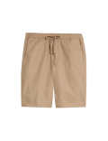 Linen Blend Elasticated Waist Stretch Shorts