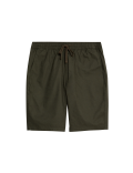 Linen Blend Elasticated Waist Stretch Shorts