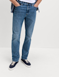 Straight Fit Stretch Jeans