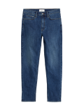 Tapered Fit Stretch Jeans
