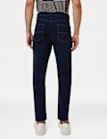 Tapered Fit Stretch Jeans