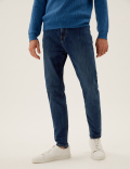 Tapered Fit Stretch Jeans