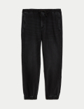 Regular Fit Jersey Cuffed Jogger Jeans