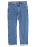 Loose Fit Rigid Vintage Wash Jeans