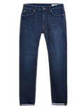 Slim Fit Vintage Wash Stretch Jeans