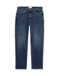 Loose Fit Vintage Wash Jeans