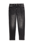 Tapered Fit Vintage Crosshatch Jeans