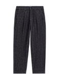Tapered Fit Smart Pleat Jeans