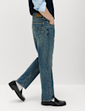 Straight Fit Stretch Jeans