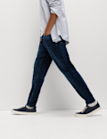 Tapered Fit Stretch Jeans