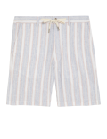 Linen Rich Half-Elasticated Waist Shorts