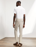 Cotton Stretch Drawstring Trousers