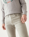 Slim Fit Tea Dyed Stretch Jeans