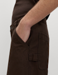 Loose Fit Pure Cotton Utility Trousers
