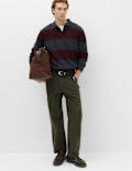Loose Fit Pure Cotton Utility Trousers