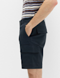 Straight Fit Stretch Cargo Short