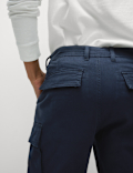 Straight Fit Stretch Cargo Short