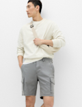 Straight Fit Stretch Cargo Short