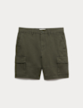 Straight Fit Stretch Cargo Short