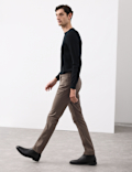 Slim Fit Performance Twill 5 Pocket Trousers