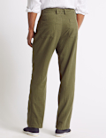 Regular Fit Linen Rich Trousers