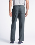 Regular Fit Linen Rich Trousers