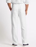 Regular Fit Linen Rich Trousers