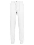 Linen Mix Plain Regular Fit Trouser