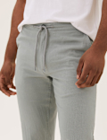 Regular Fit Linen Trousers