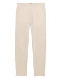 Linen Mix Plain Regular Fit Trousers
