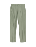 Regular Fit Cotton Linen Blend Chinos