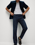 Regular Fit Cotton Linen Blend Chinos